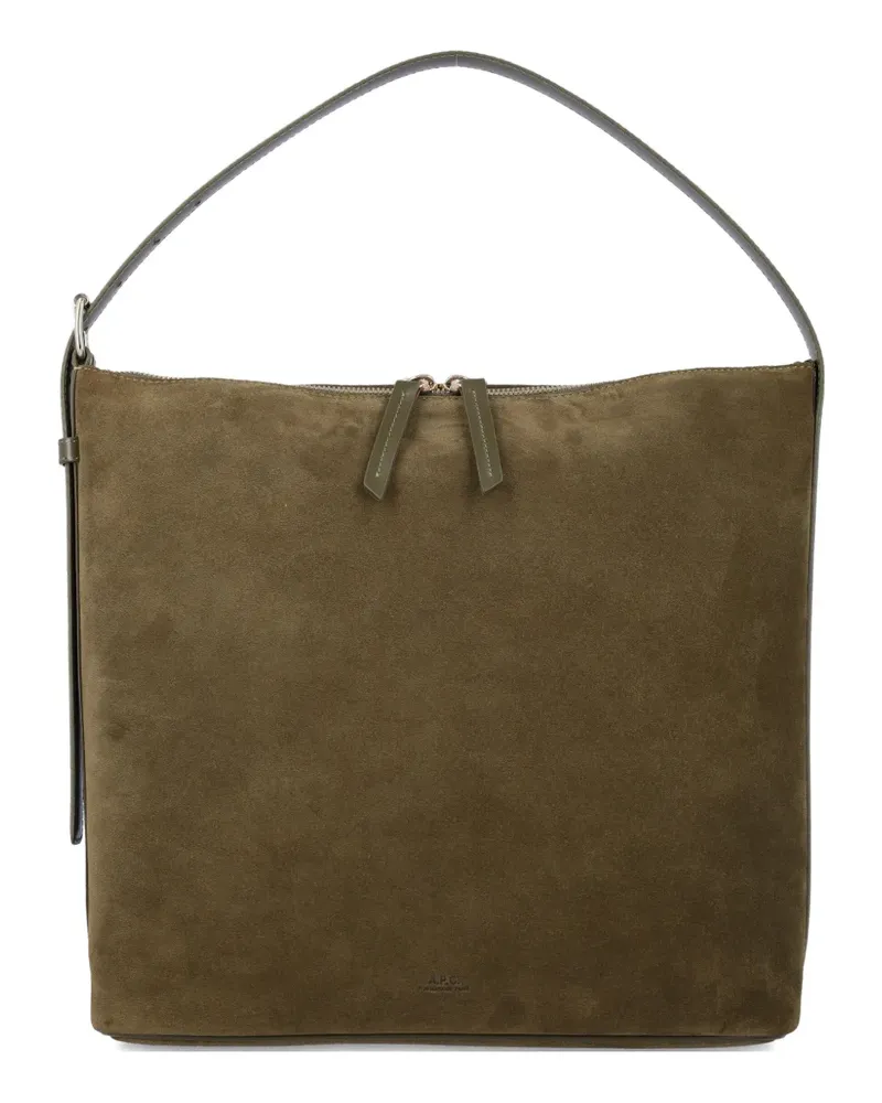 A.P.C. Vera zip-fastening tote bag - Grün Grün