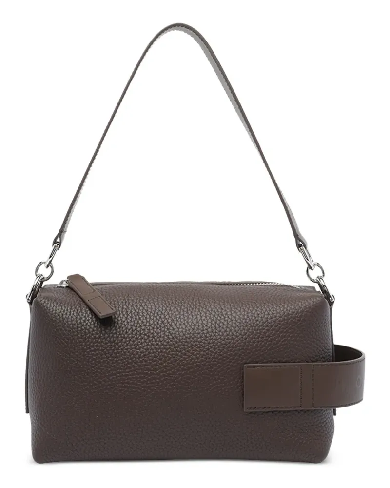 Hogan Schultertasche mit Reißverschluss - Braun Braun