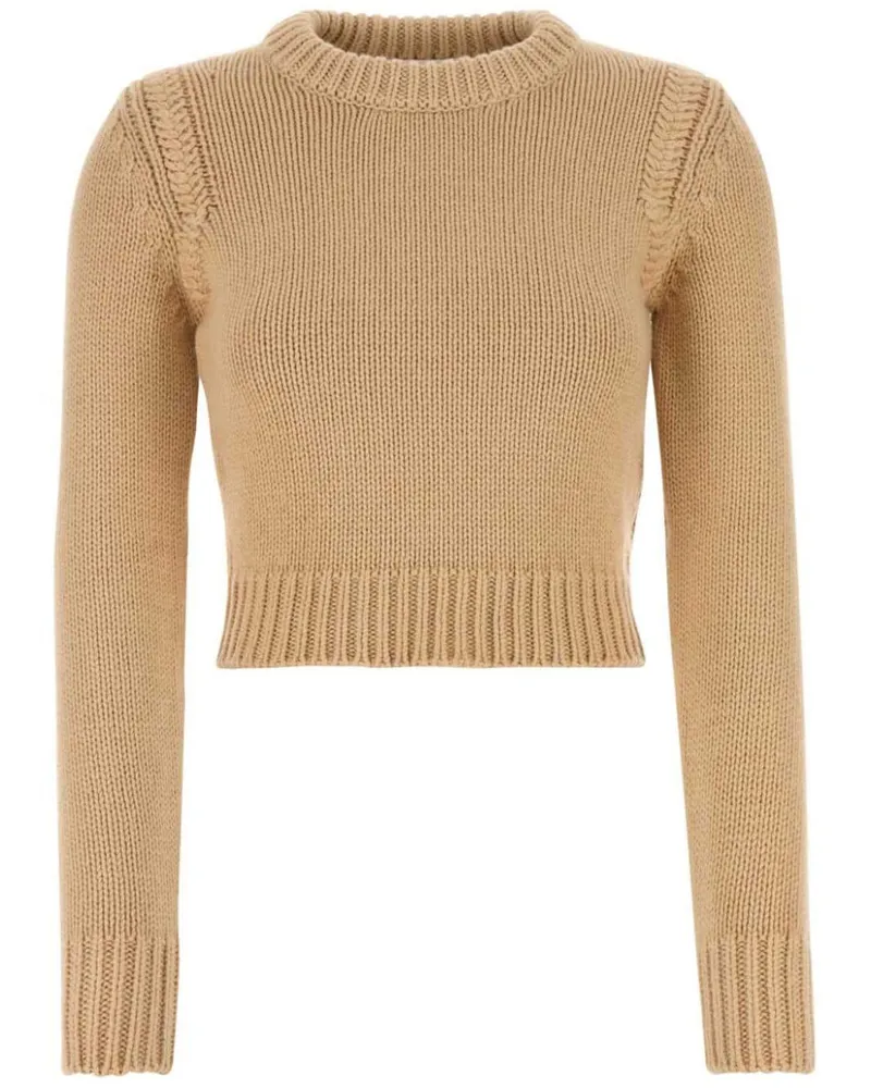 Chloé Cropped-Pullover - Braun Braun