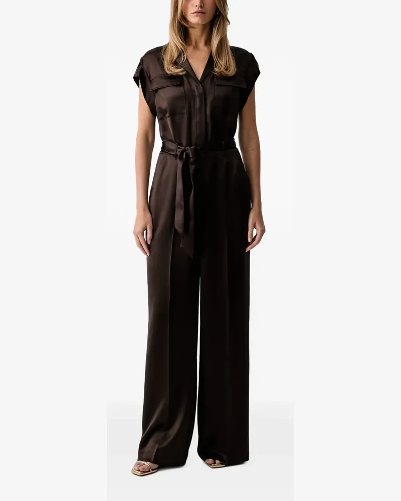 Guess Army Jumpsuit mit Gürtel - Braun Braun