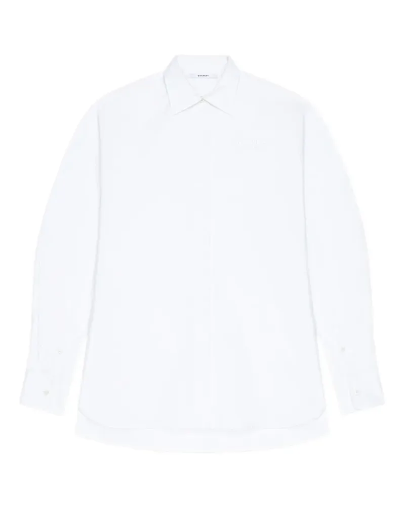 Givenchy Cocoon Hemd aus Popeline mit -Stickerei - 100 100