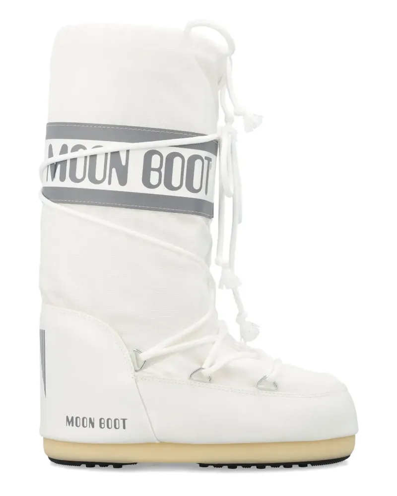Moon Boot Icon Schnürstiefel - Weiß Weiß