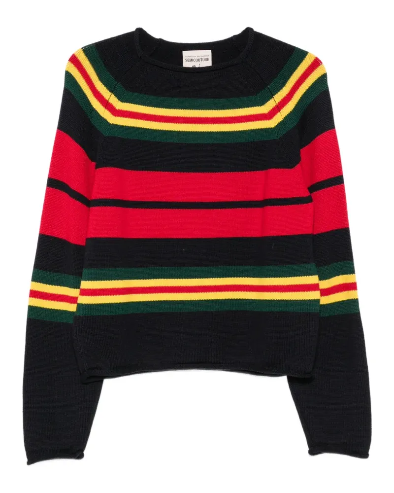 Semicouture striped sweater - Blau Blau