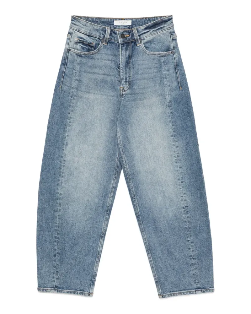 JcSophie Ausgeblichene Pita Straight-Leg-Jeans - Blau Blau