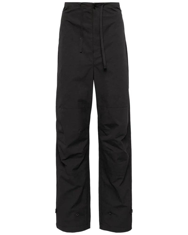 Christophe Lemaire Hose mit hohem Bund - Grau Grau