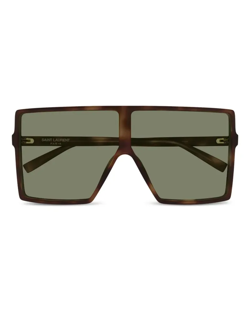 Saint Laurent Betty square-frame sunglasses - Braun Braun