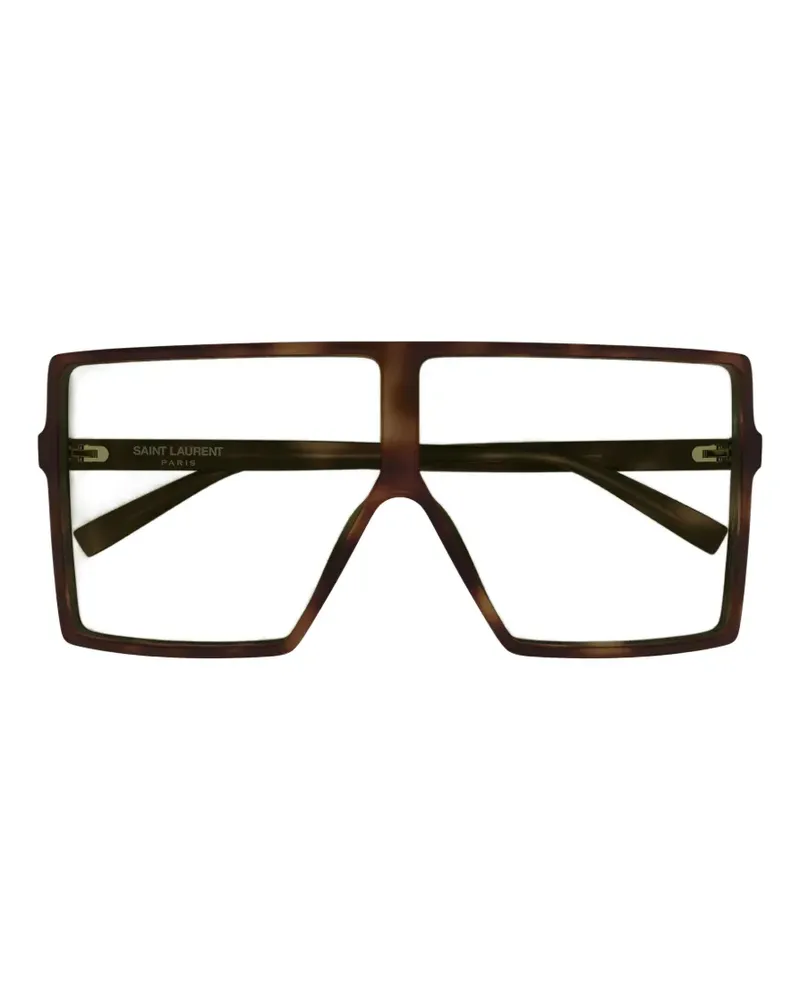 Saint Laurent Betty square-frame sunglasses - Braun Braun