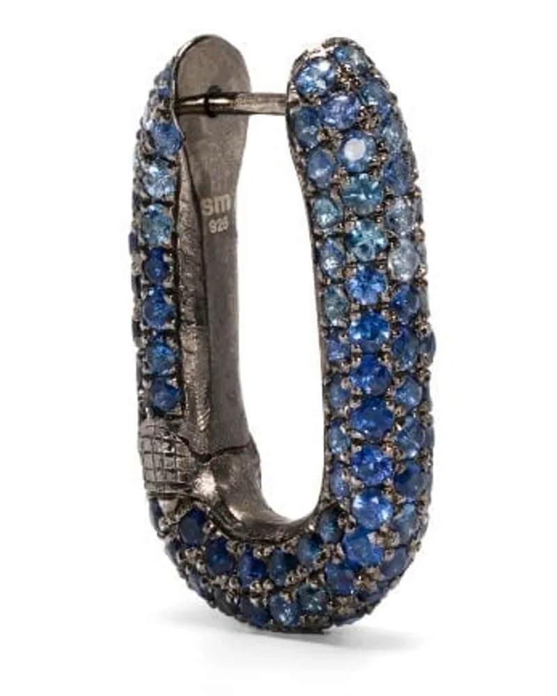 Selim Mouzannar Link sapphire single earring Silber