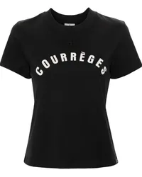 Courrèges Ac Straight T-Shirt Schwarz