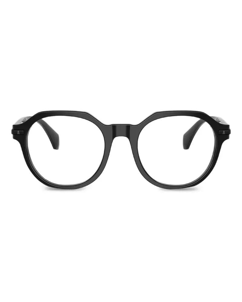 Moncler Brille mit rundem Gestell - Schwarz Schwarz