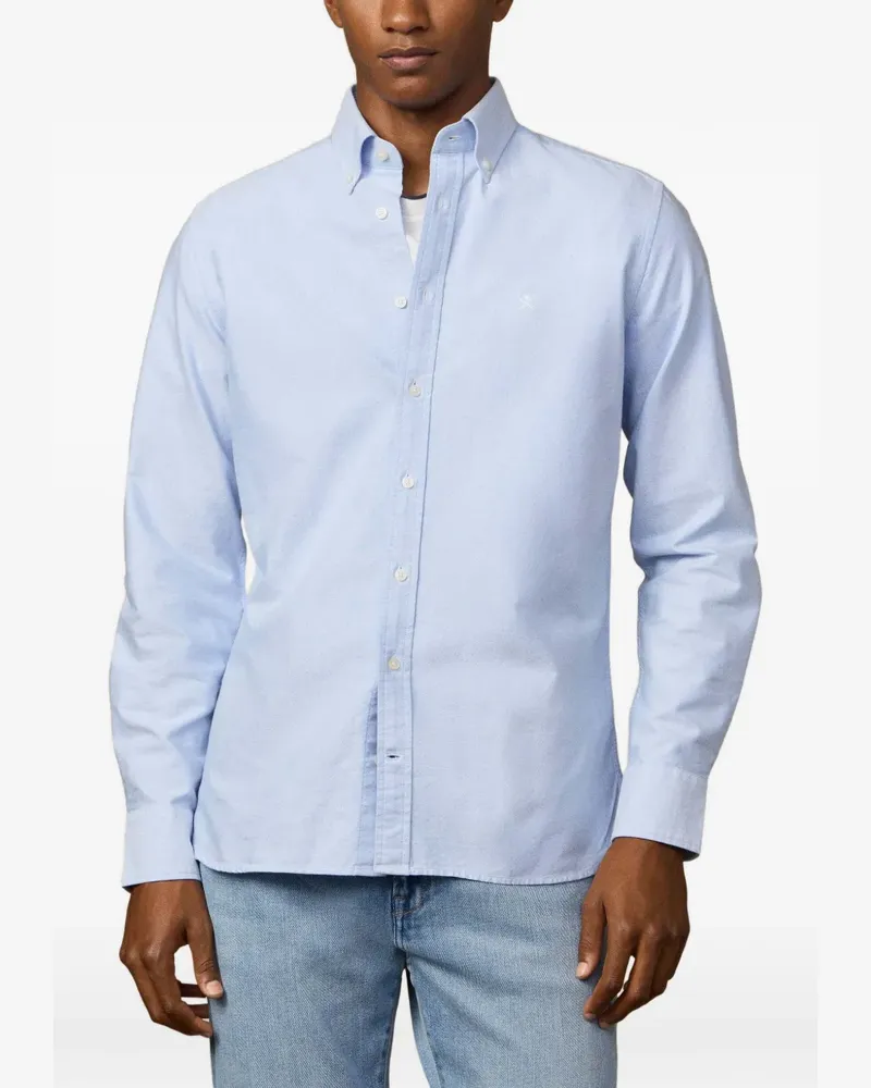 Hackett Heritage Oxford-Hemd - Blau Blau