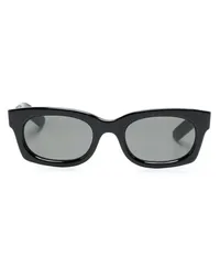 RETROSUPERFUTURE Eckige Ambos Sonnenbrille Schwarz