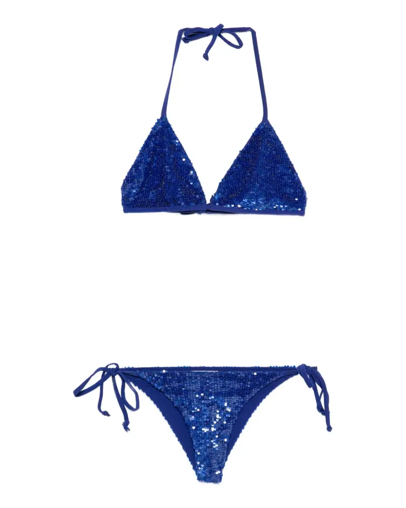 P.A.R.O.S.H. P.A.R.O H. Bikini mit Pailletten (2er-Set) - Blau Blau