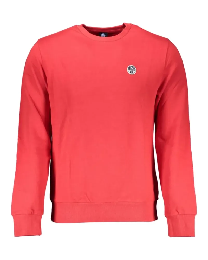 North Sails logo-patch sweatshirt - Rot Rot