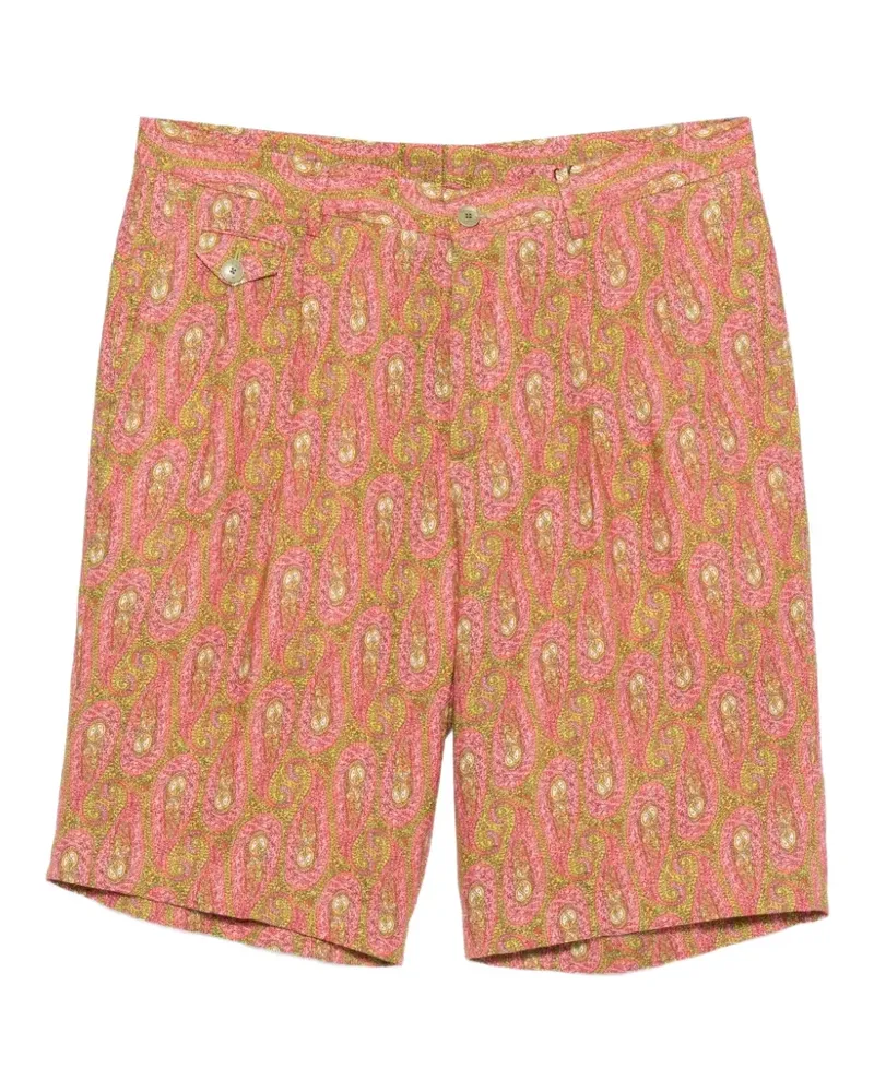 Etro Shorts mit Paisleymuster - Orange Orange