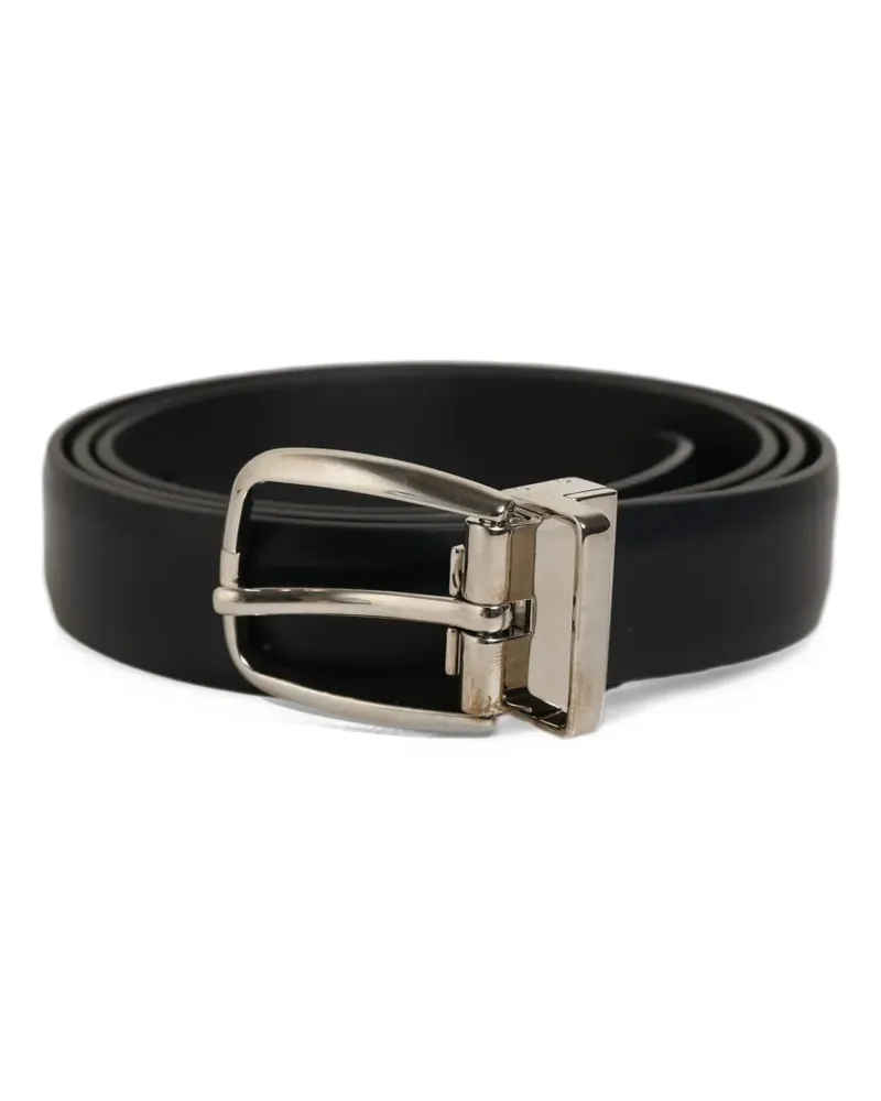 Dolce & Gabbana buckle-fastening leather belt - Blau Blau