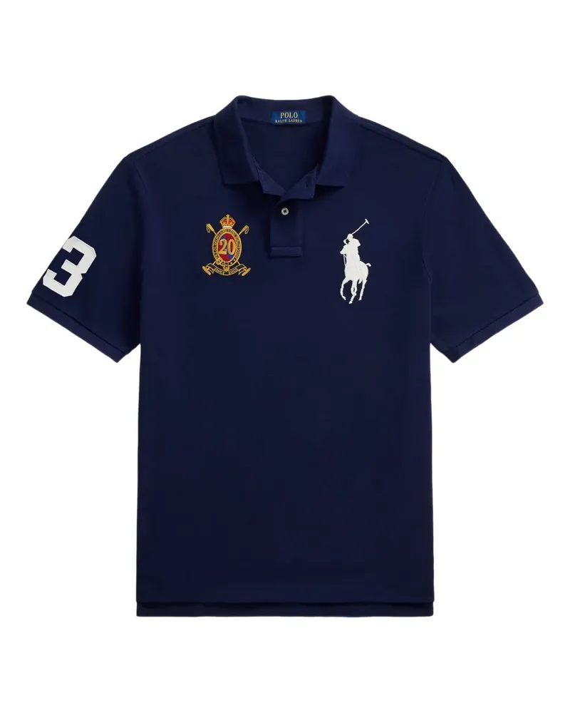 Ralph Lauren Poloshirt mit Logo-Stickerei - Blau Blau