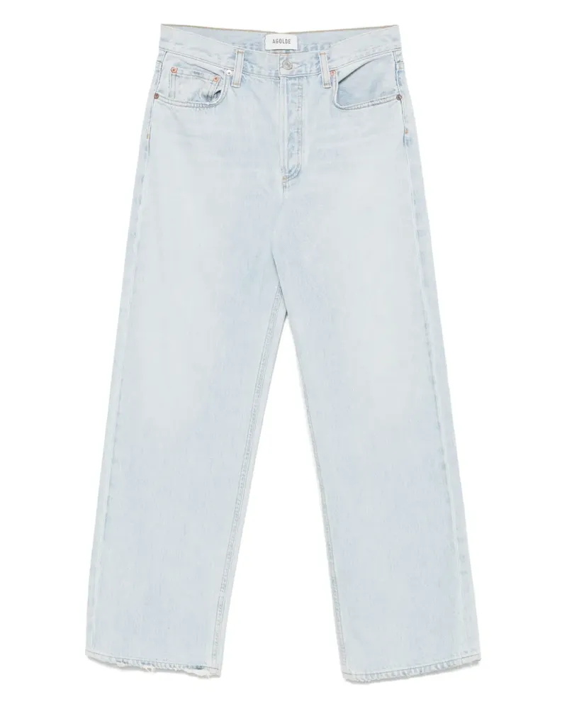 AGOLDE Low Slung Jeans - Blau Blau