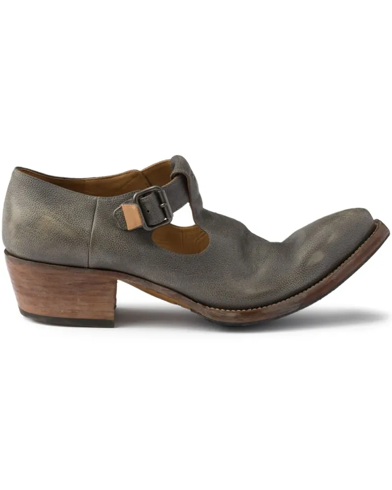 Prada Loafer mit Schnallendetail - Grau Grau