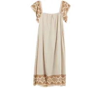 Kleid mit Intarsien-Print