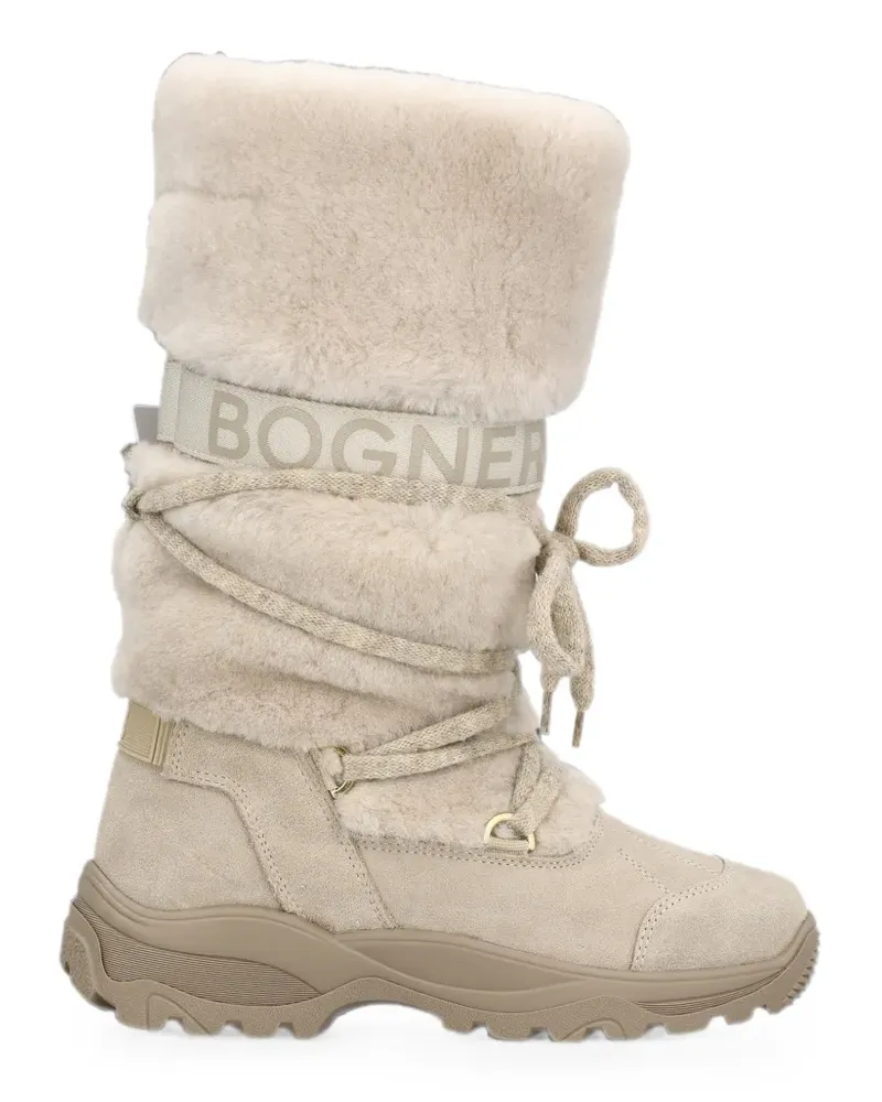 Bogner Schneestiefel mit Schnürung - Nude Nude