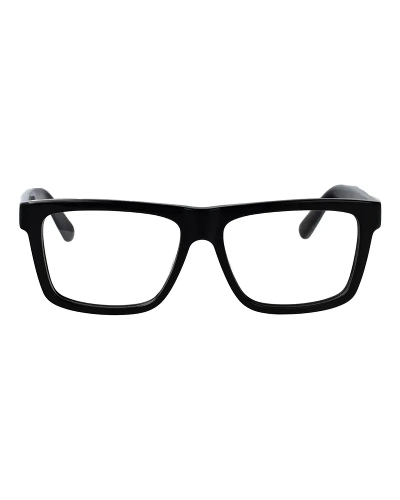 GCDS Brille mit eckigem Gestell - Schwarz Schwarz