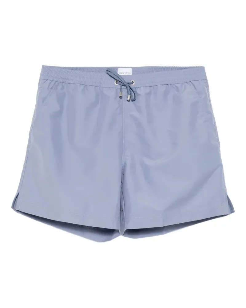 Sunspel Badeshorts mit Kordelzug - Blau Blau