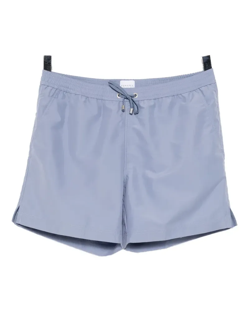 Sunspel Badeshorts mit Kordelzug - Blau Blau