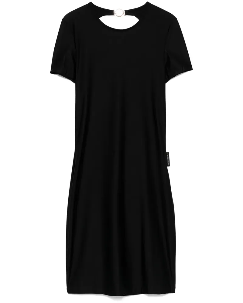 Marine Serre Rückenfreies Minikleid - Schwarz Schwarz