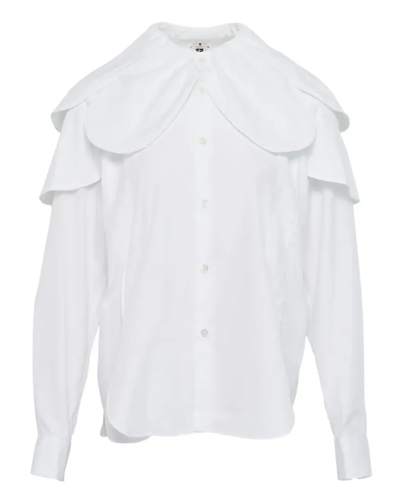 Noir Kei Ninomiya cotton blouse - Weiß Weiß