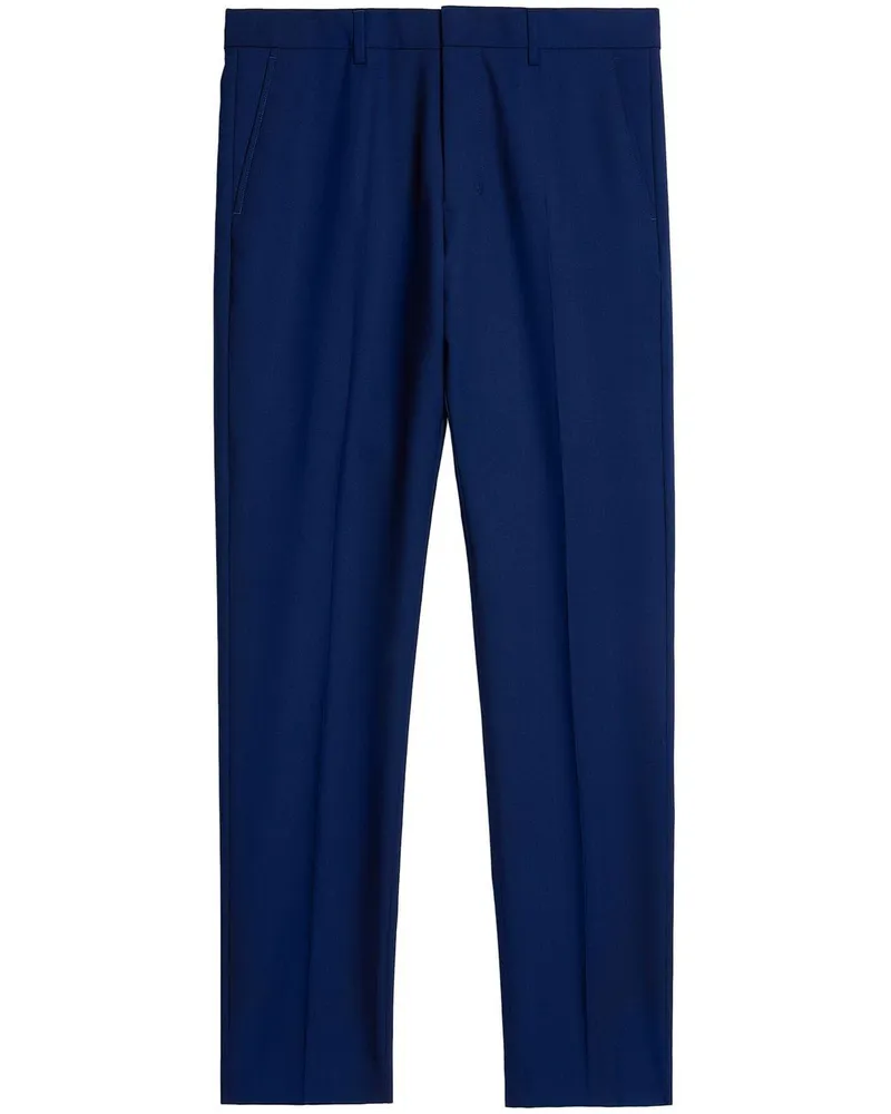 AMI Paris Halbhohe Hose - Blau Blau