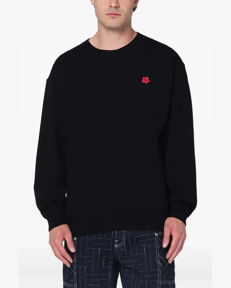 Kenzo Boke Flower Pullover mit rundem Ausschnitt - Schwarz Schwarz