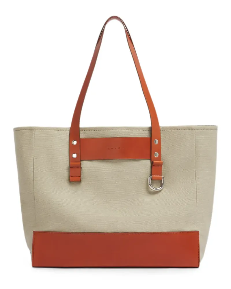 Marni Handtasche aus Canvas - Nude Nude