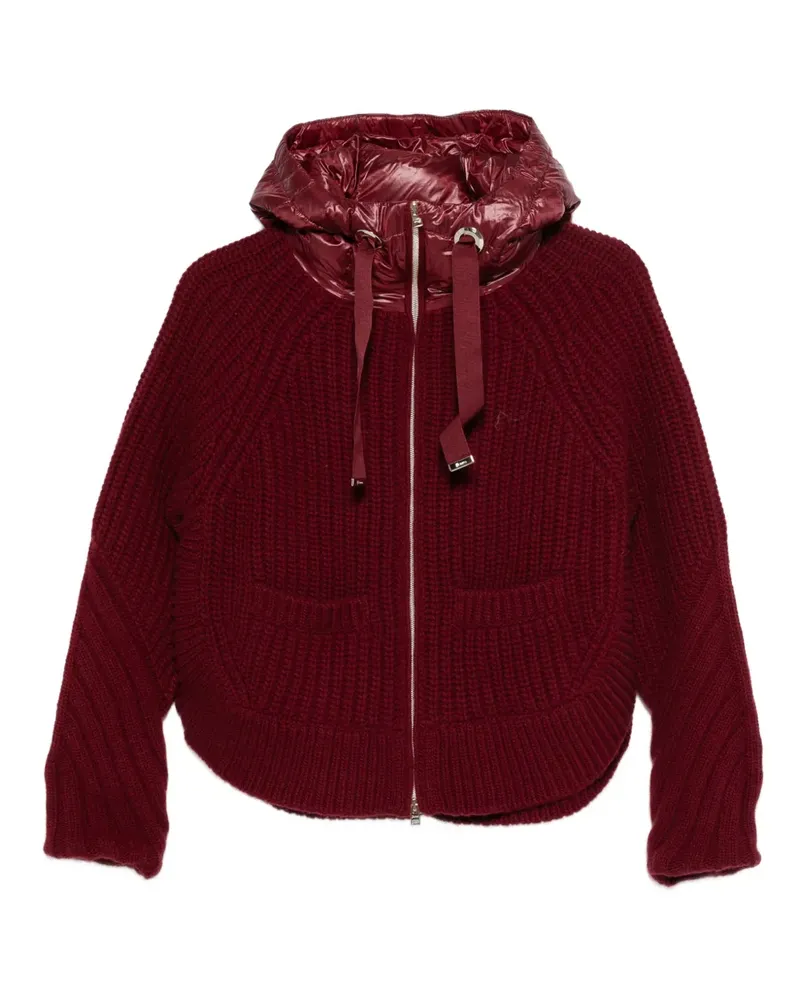 Herno Gerippte Kapuzenjacke - Rot Rot