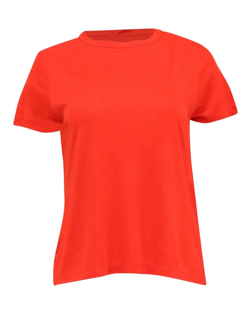 KHAITE Samson T-Shirt mit rundem Ausschnitt - Rot Rot