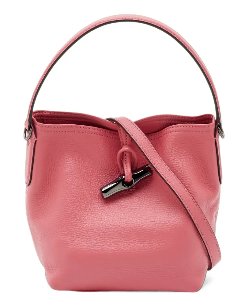 Longchamp XS Le Roseau toggle-clasp bucket bag - Rosa Rosa
