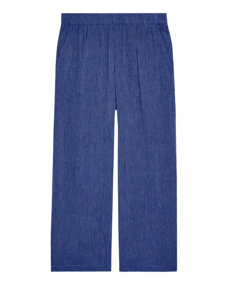 Eileen Fisher Weite Hose mit Stretchbund - Blau Blau
