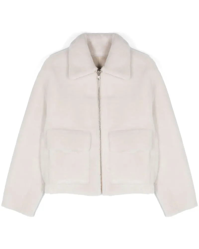 Arma Jacke aus Shearling - Nude Nude