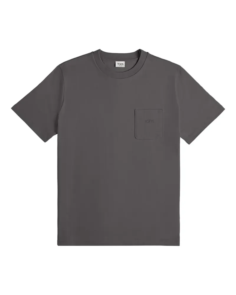 TOD'S T-Shirt aus Jersey - Grau Grau