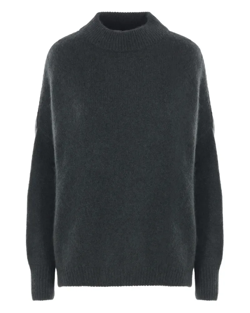 Dušan Pullover mit Stehkragen - Grün Grün