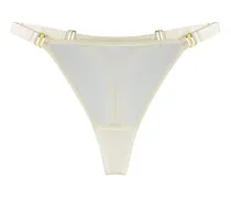 Signature Mesh-Tanga - Nude