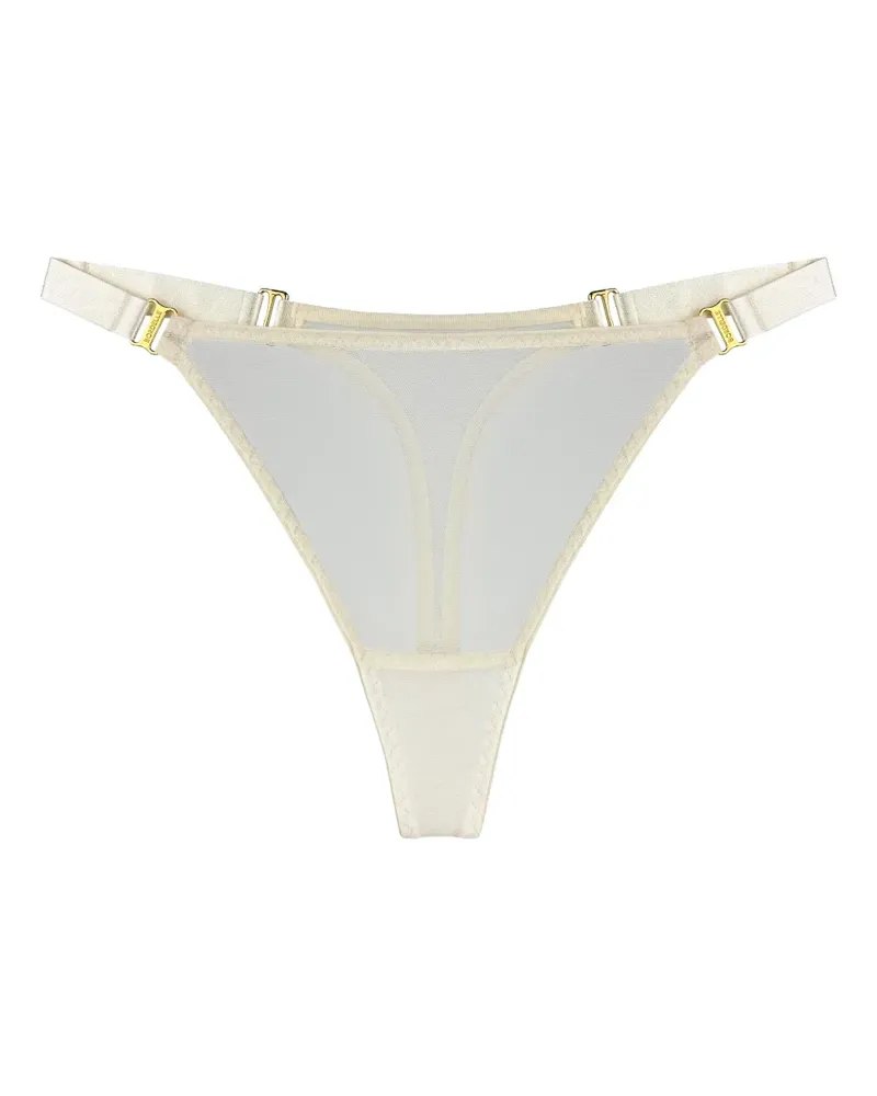 Bordelle Signature Mesh-Tanga - Nude Nude