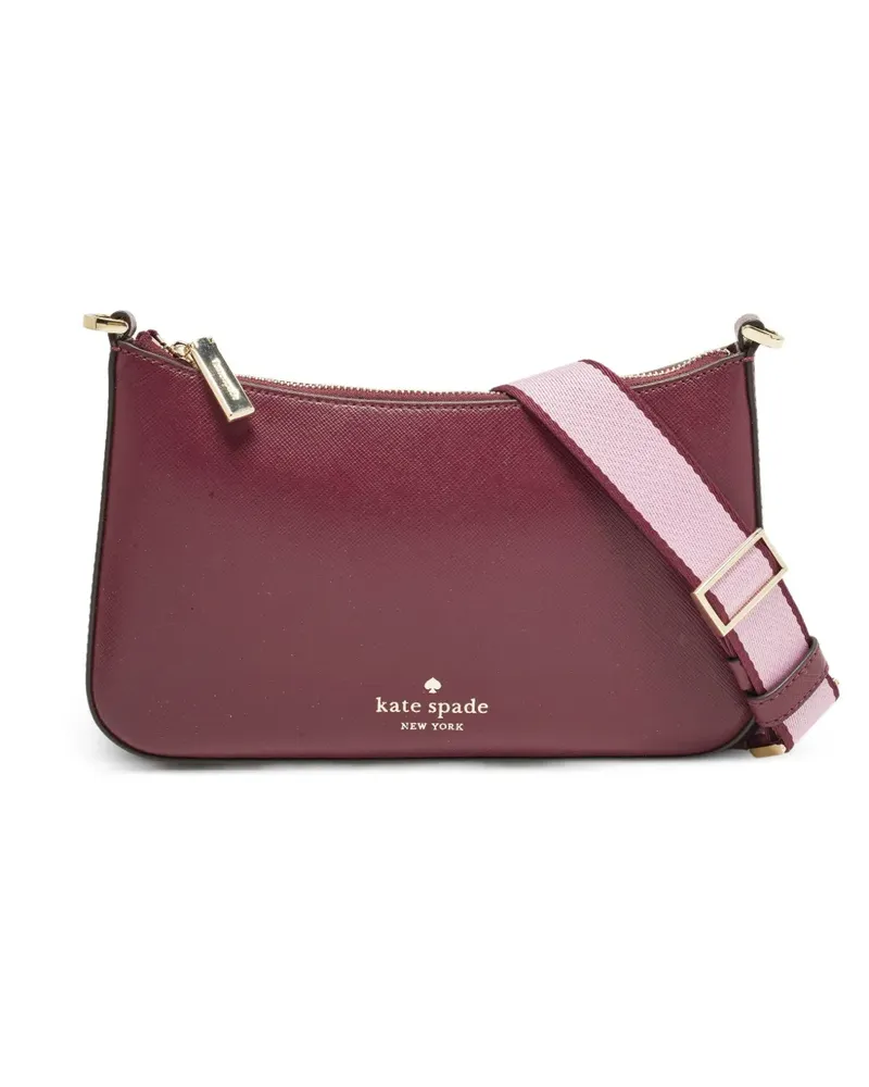 Kate Spade logo-print crossbody bag - Violett Violett