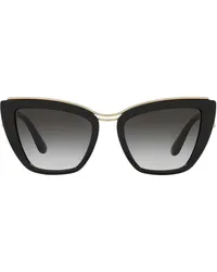 Dolce & Gabbana Cat-Eye-Sonnenbrille mit Logo Grau