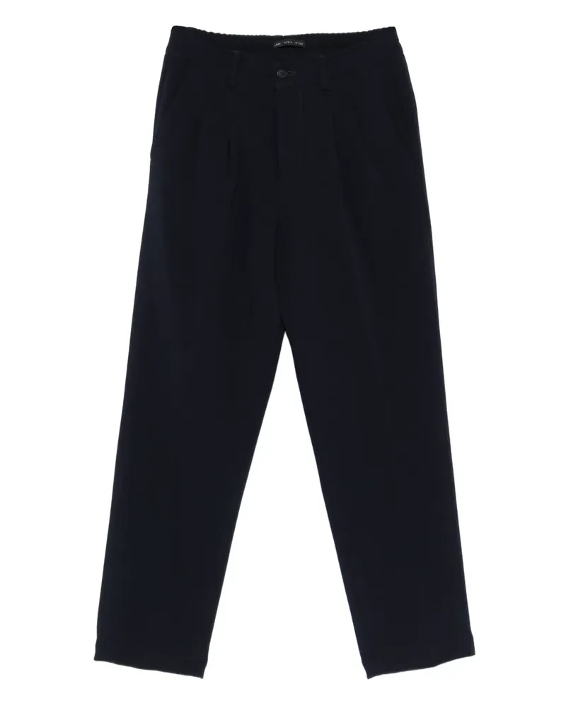 Low Brand Straight-Leg-Hose mit Falten - Blau Blau