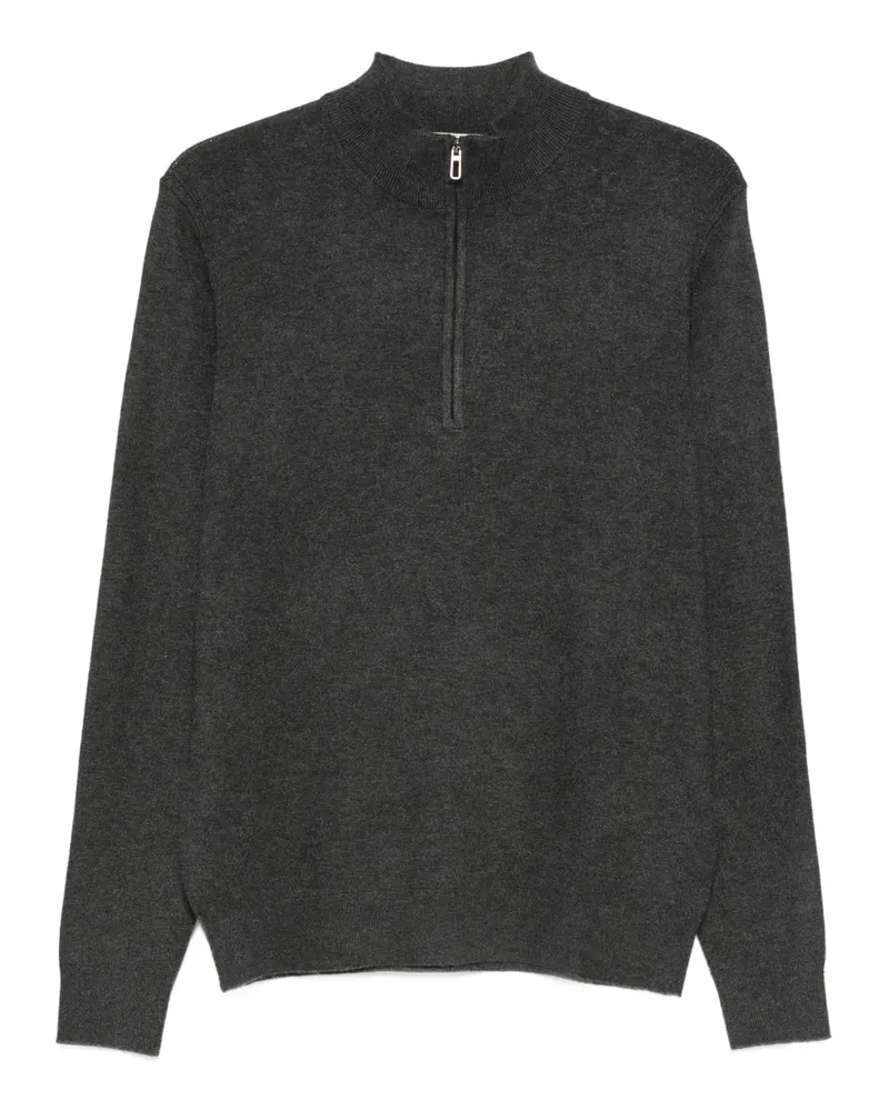 Diktat half-zip sweater - Grau Grau