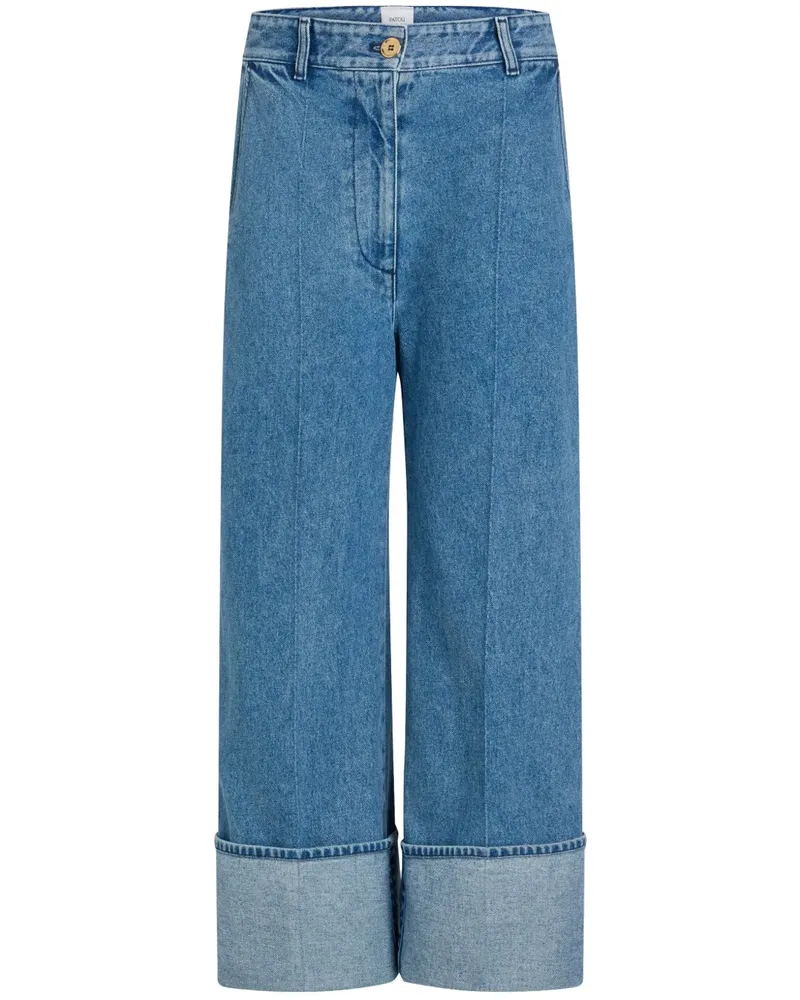 Patou Iconic Straight-Leg-Jeans - Blau Blau
