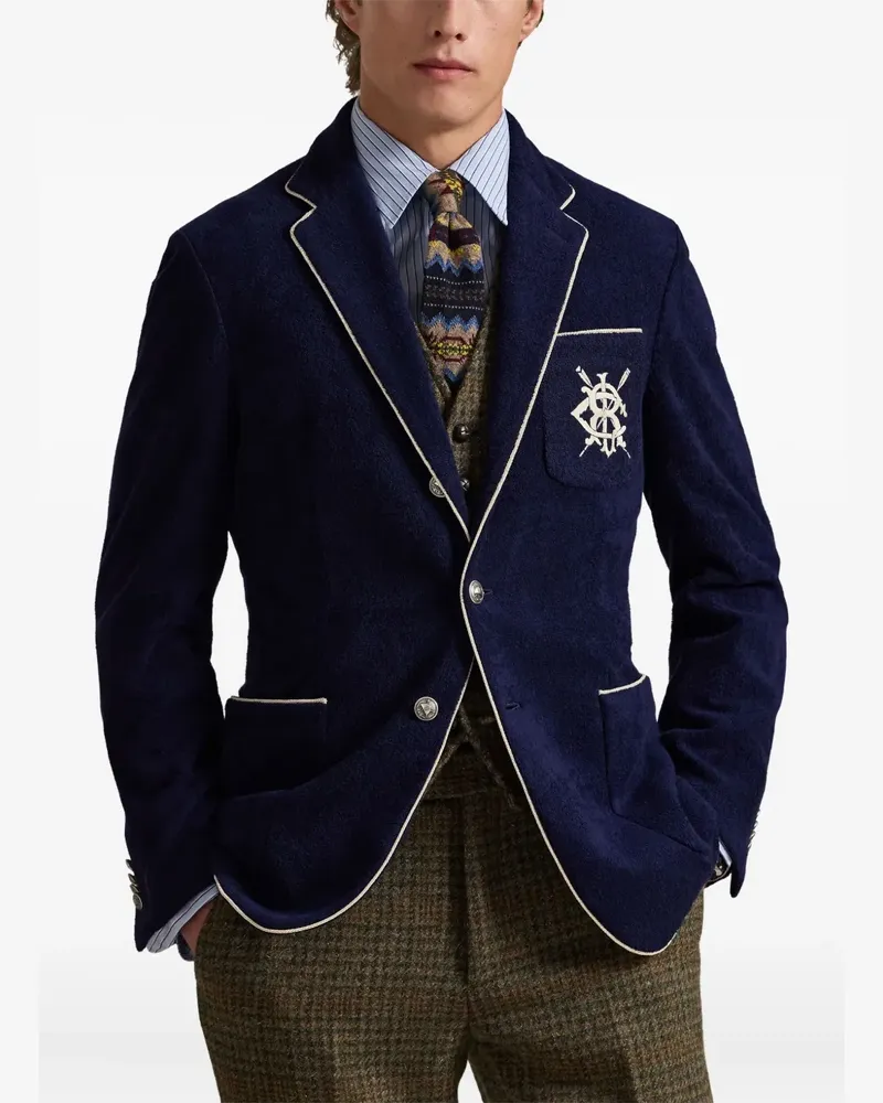 Ralph Lauren Einreihiges Sakko - Blau Blau