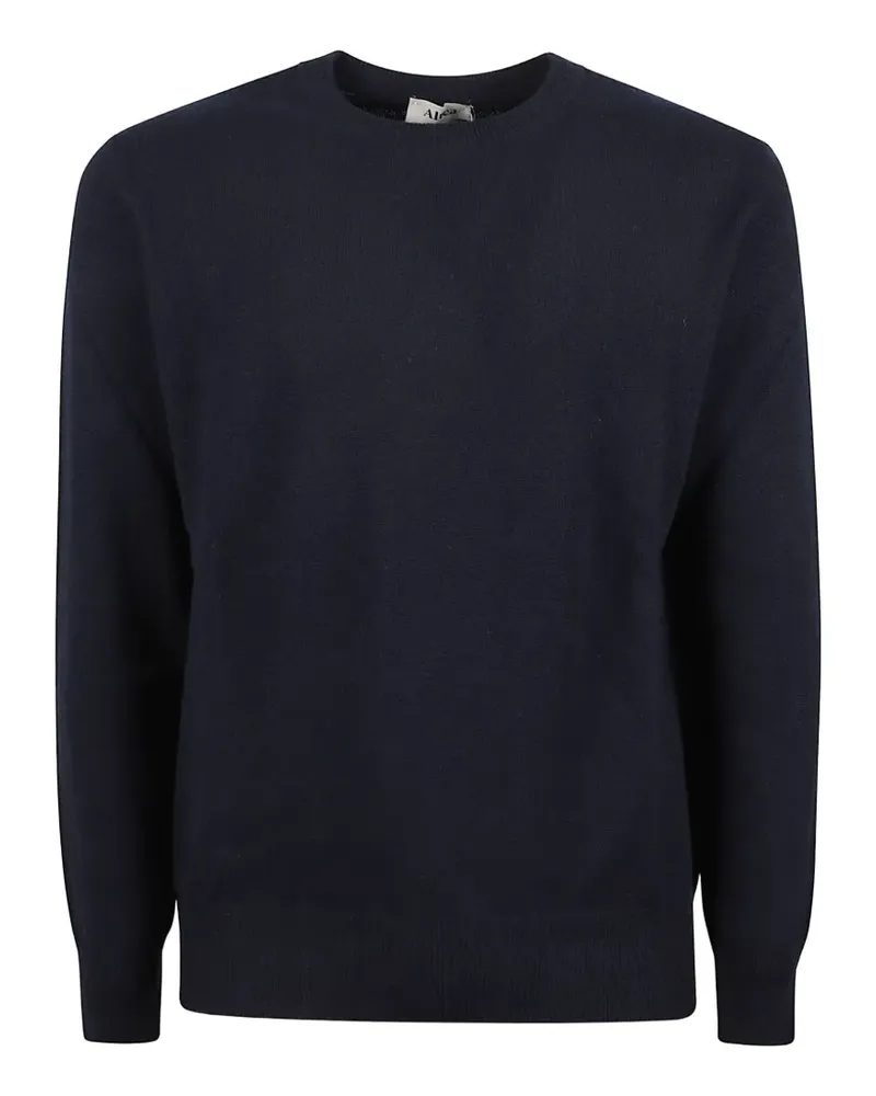 Altea Kaschmirpullover mit rundem Ausschnitt - Blau Blau
