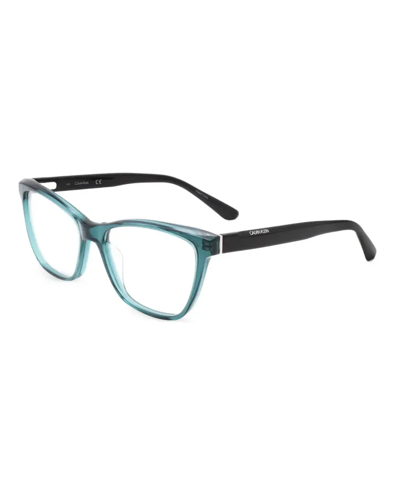 Calvin Klein Brille mit eckigem Gestell - Blau Blau